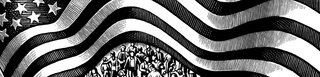 People and American Flag